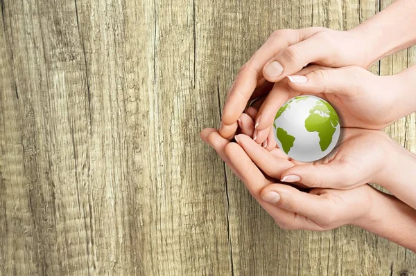 Hands Holding Esg Umwelt Sozial Und Corporate Governance Konzept — Stockfoto