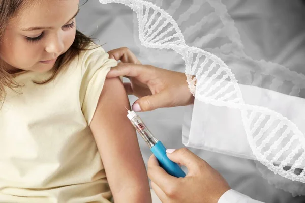 Giovane Paziente Visita Medico Abile Ospedale Vaccinazione Vaccinazione Covid Coronavirus — Foto Stock