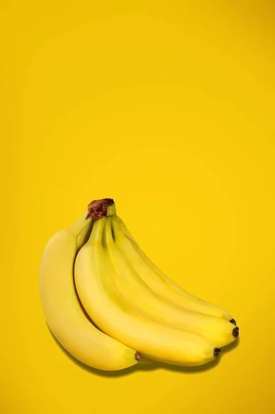Bunch Fresh Ripe Yellow Bananas Fruits — Stock Photo, Image