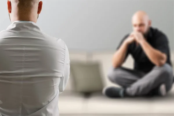 Teenager Depressionen Psychologe Arbeitet Mit Aufgebrachten Menschen — Stockfoto