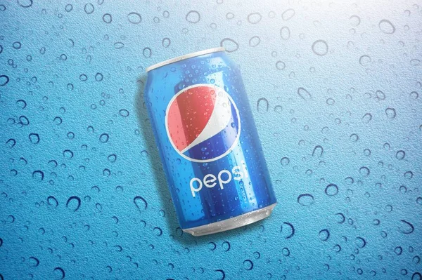 Kherson Ukraine Kasım 2014 Pepsi Kutusu Arka Planda Izole Edildi — Stok fotoğraf