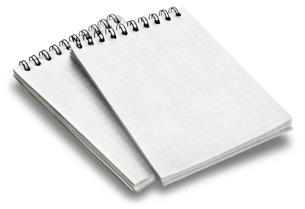Lista. Lista de compras sobre papel natural e fundo branco — Fotografia de Stock