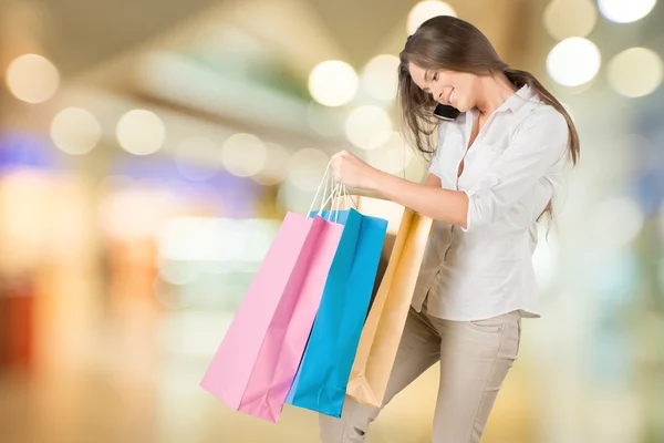 Shopping, Donne, Moda . — Foto Stock