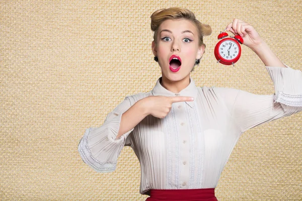 Tempo, mulheres, hora . — Fotografia de Stock