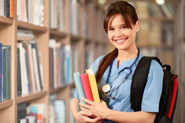 Krankenschwester, Studentin, Ausbildung. — Stockfoto