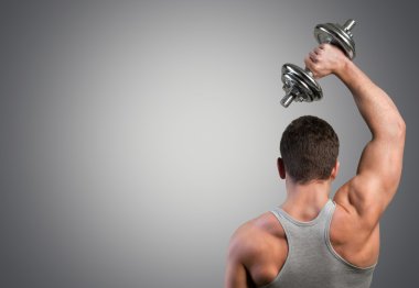 Spor Salonu, ağırlık eğitim, erkekler.