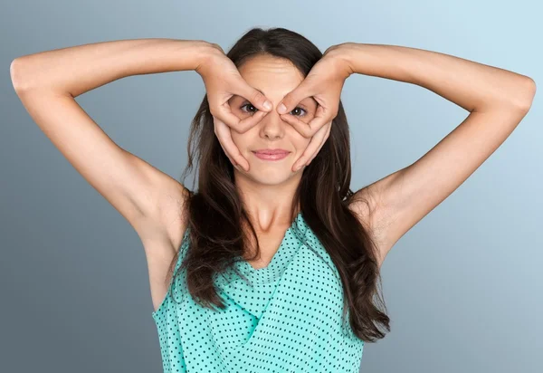 Mulheres, Tristeza, Alegre . — Fotografia de Stock