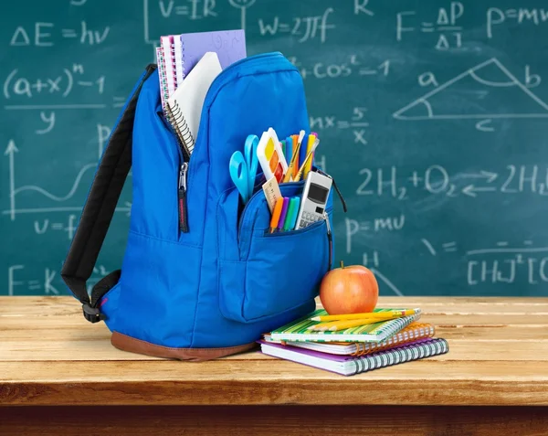 학교, 가방, 배낭. — 스톡 사진