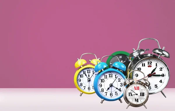 Reloj despertador, Tiempo, Reloj despertador . — Foto de Stock