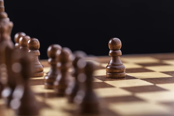Chess, board, Túljár eszén. — Stock Fotó