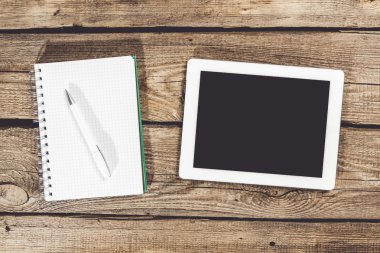 IPAD, yukarıdan, sayfa.