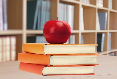 Kitap, Apple, eğitim.