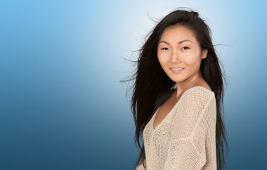 Kadınlar, gülümseyen, güzel.