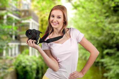 Fotoğrafçı, kamera, kadınlar.