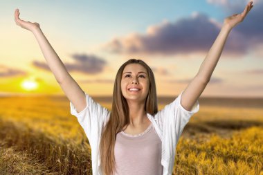 Kadınlar, neşeli, mutluluk.