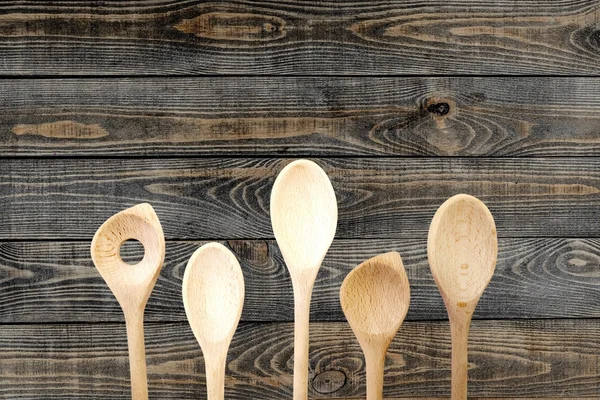 Kitchen Utensil, Wooden Spoon, Spoon. — Stock Photo, Image