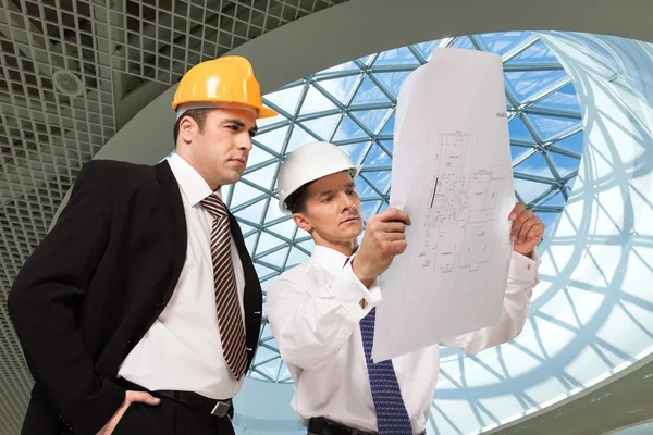 Construction, Architect, Engineer. — Stock Photo, Image