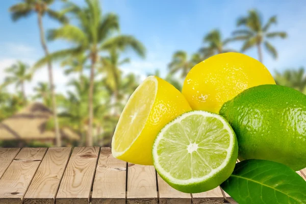 Lemon, Lime, Green. — Stock Photo, Image