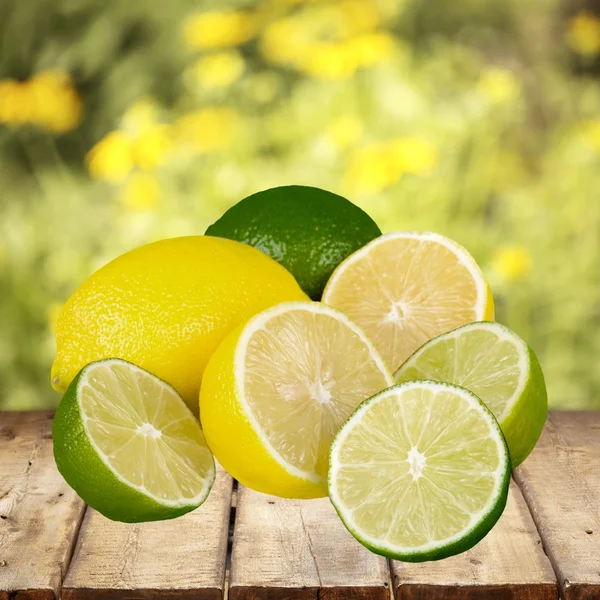 Citron, Lime, frukt. — Stockfoto