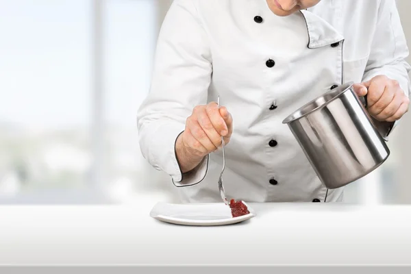 Chef, Ristorante, Cucina . — Foto Stock