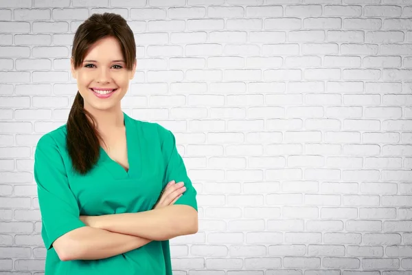 Enfermeira, Esfoliação, Saúde e Medicina . — Fotografia de Stock