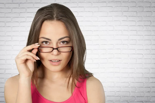 Glasses, Human Eye, Women. — Stock Photo, Image