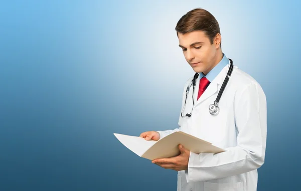 Doktore, lékaři úřad, zdravotní záznam. — Stock fotografie