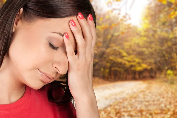 Vrouwen, depressie, ziekte. — Stockfoto