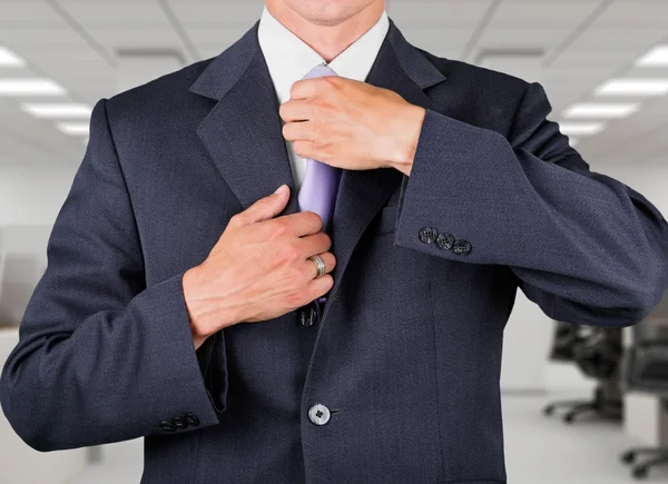 Pak, mannen, binnenkant van. — Stockfoto