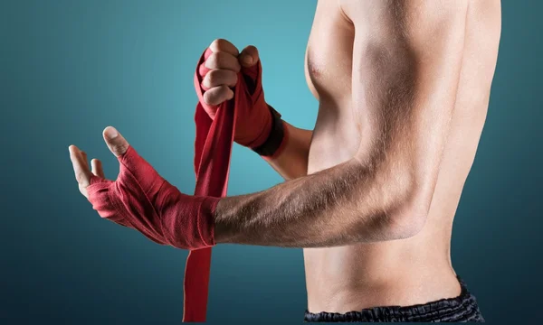 Mamá, luchadora, gimnasio . — Foto de Stock