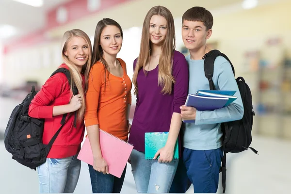 Student, tonåring, collegestudent. — Stockfoto