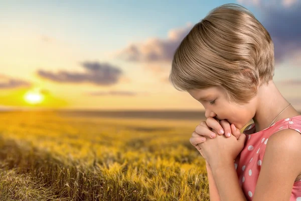 Orar, Niño, Religión . —  Fotos de Stock