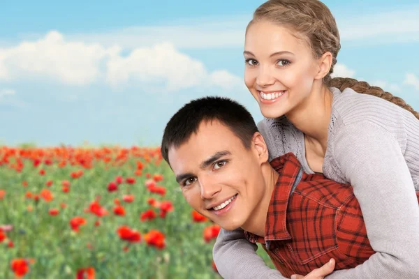 Couple, Cheerful, Happiness. — Stock Photo, Image