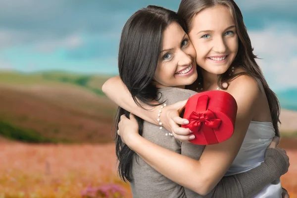 Mothers Day, Mother, Daughter. — Stock Photo, Image