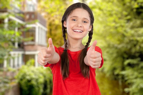 Bambino, Allegro, Sorridente . — Foto Stock