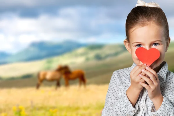 Hart, mijmering, rust. — Stockfoto