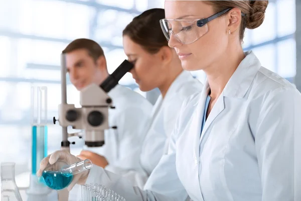 Laboratoriumonderzoek, wetenschapper,. — Stockfoto