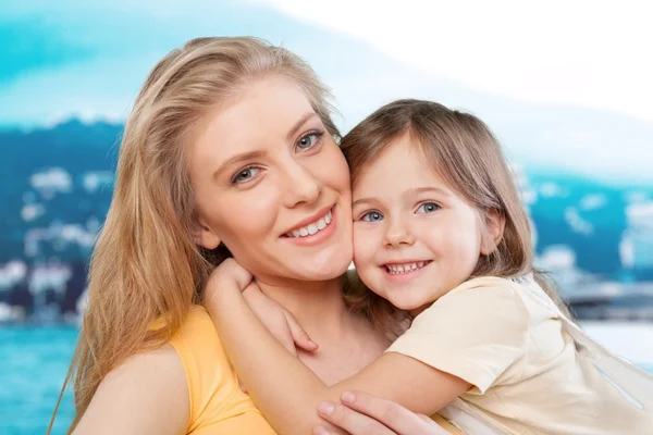 Mama, gesicht, nahaufnahme. — Stockfoto