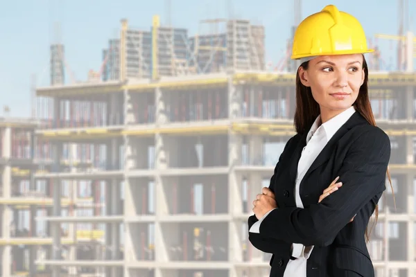 Construcción, Arquitecto, Mujeres . — Foto de Stock