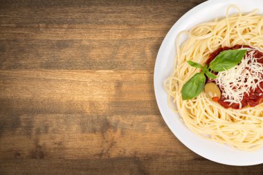 Spagetti, İtalyan, domates.