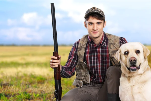 Jakt, jakthund, hund. — Stockfoto