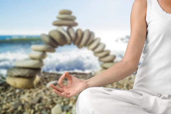 Yoga, Zen, Méditer . — Photo