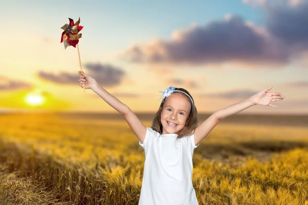 Famiglia, Allegro, Bambino . — Foto Stock