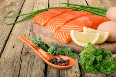 Protein, diyet, somon.