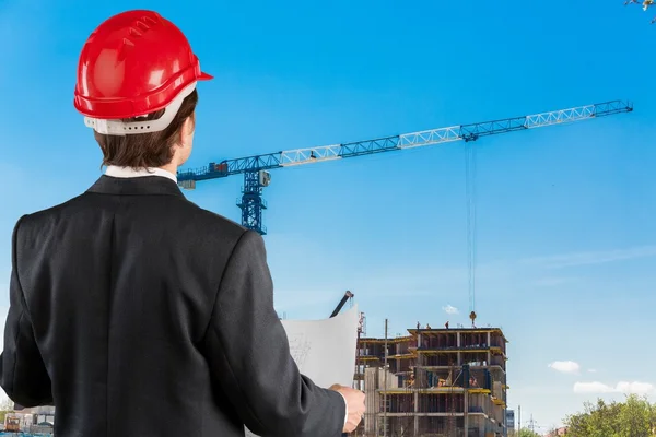 Business, worker, floor. — Stock Photo, Image