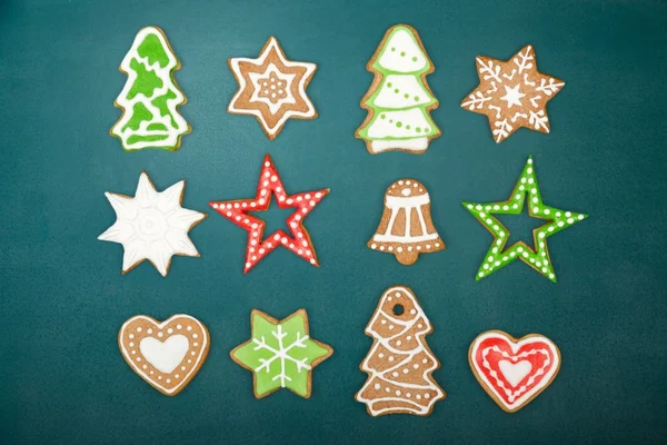 Holiday, gingerbread, sugar. — Stock Photo, Image