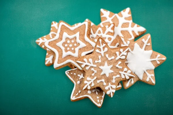 Μπισκότο Χριστουγέννων, Cookie, άρτος αρωματισμένος με τζίντζερ. — Φωτογραφία Αρχείου