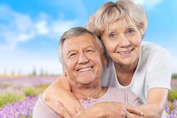 Senior Adult, Senior Couple, Happiness. — Stock Photo, Image