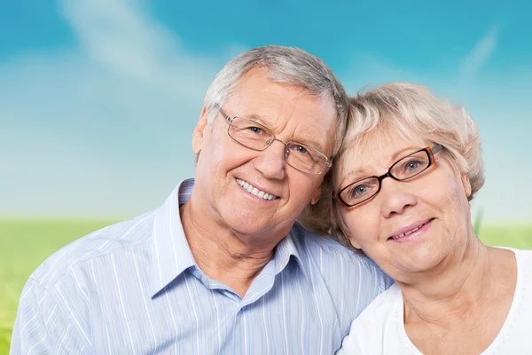 Couple, Cheerful, Senior Adult. — Stock Photo, Image