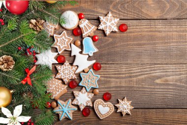 Kırmızı, çam, arka plan.